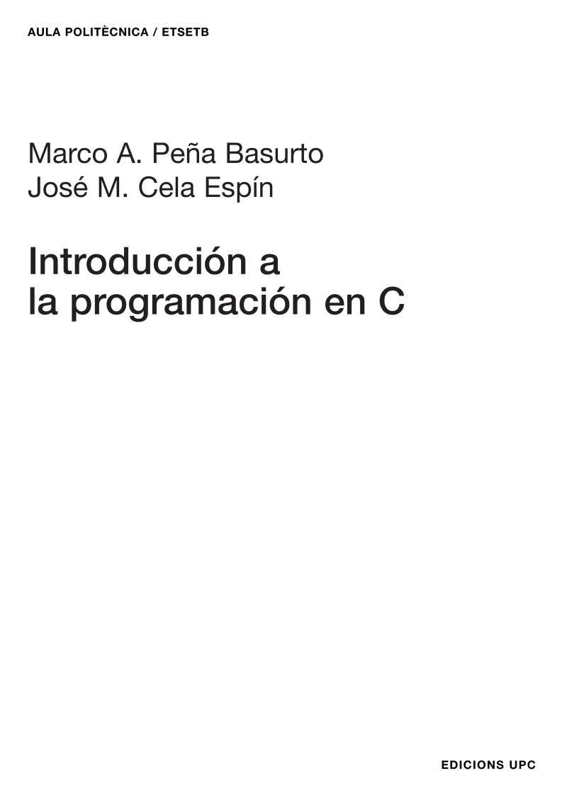 Imágen de pdf Introduccion a la programacion en C